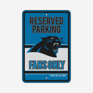 Carolina Panthers Road Sign - Reserve Parking Fans Only