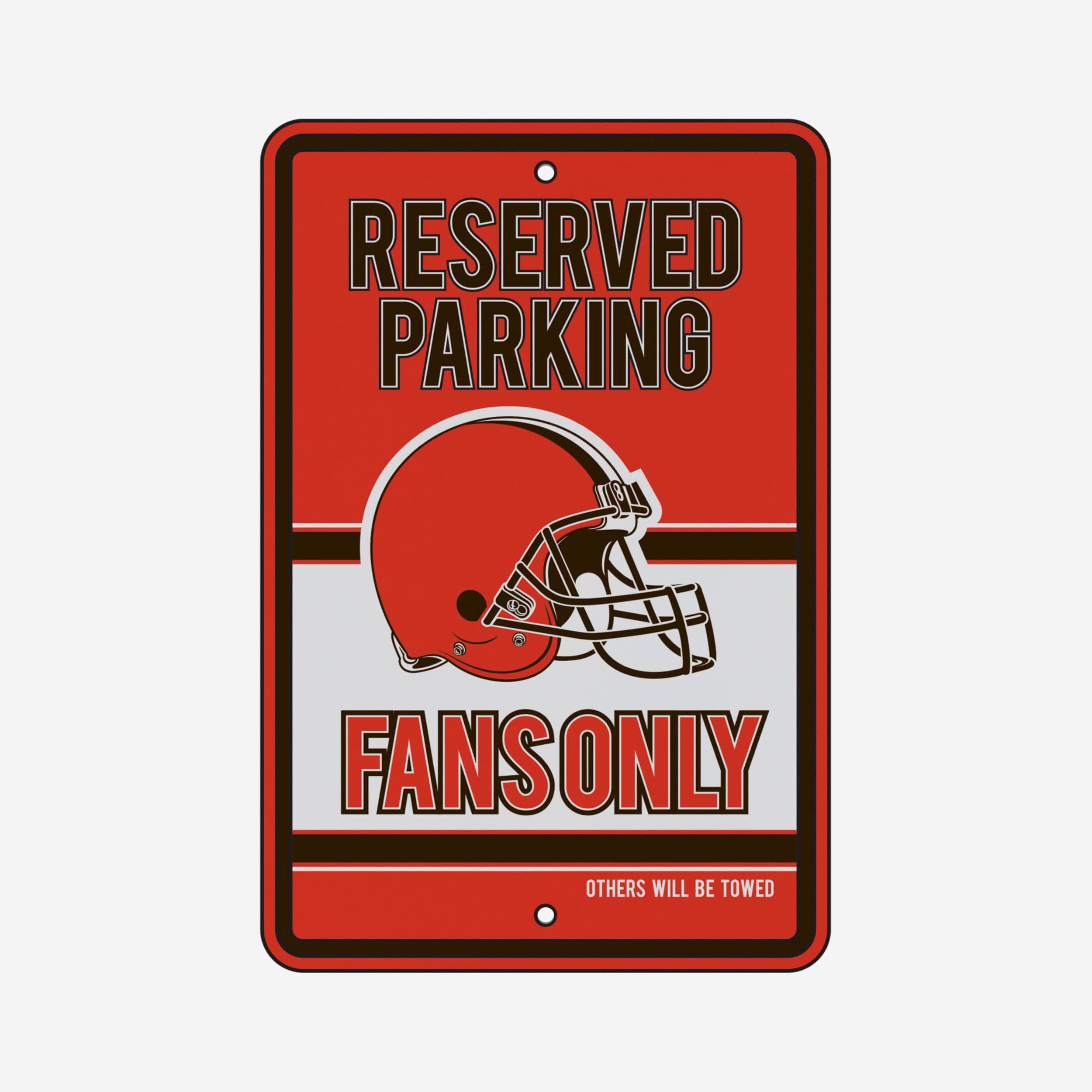 Cleveland Browns Road Sign - Reserve Parking Fans Only