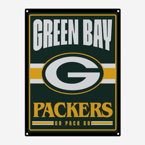 Green Bay Packers Metal Tacker Wall Sign