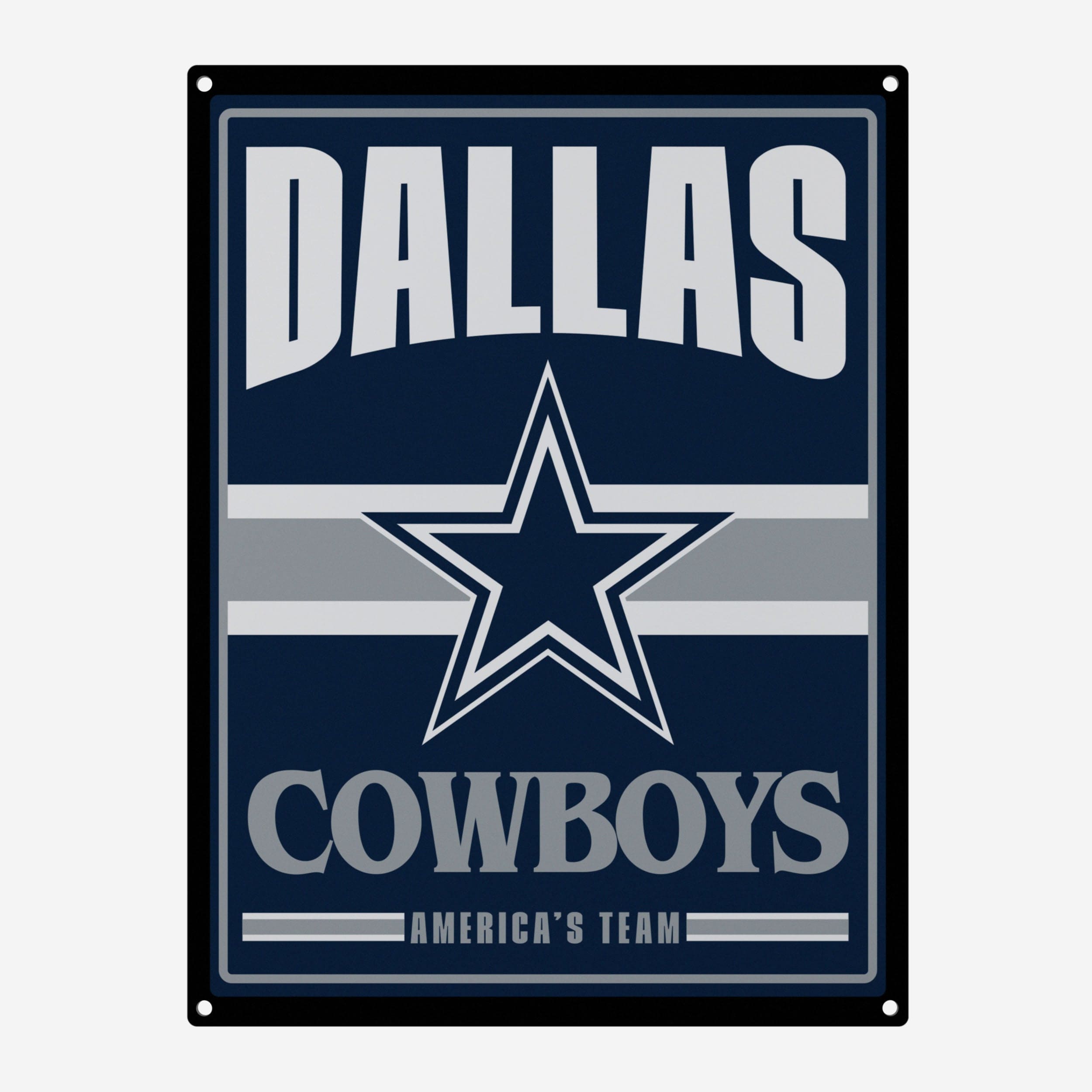 Dallas Cowboys Metal Tacker Wall Sign