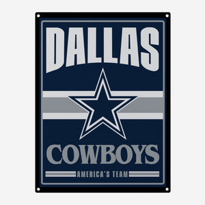 Dallas Cowboys Metal Tacker Wall Sign