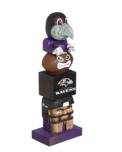 Baltimore Ravens Tiki Totem Statue