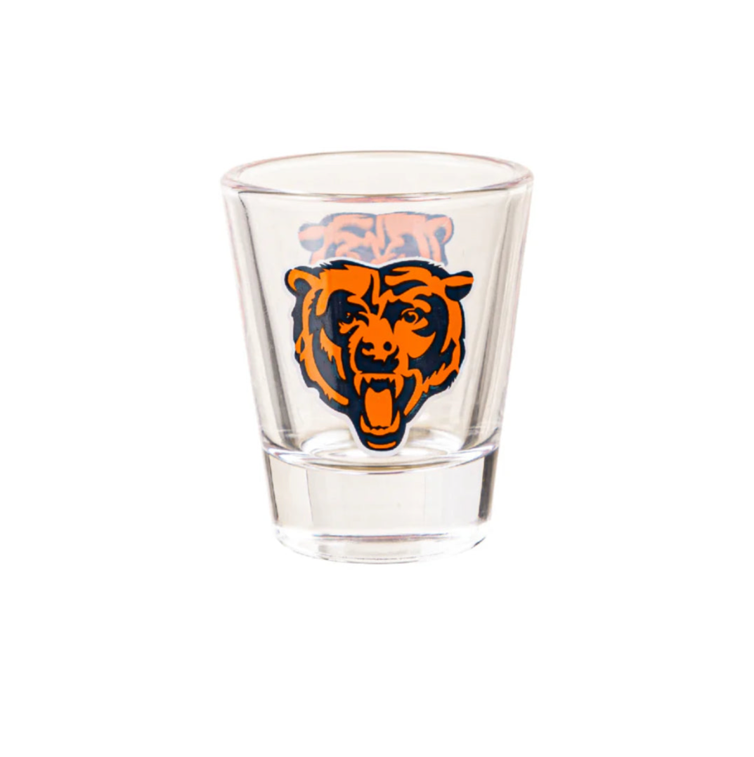 Chicago Bears Sports Clear Shot Glass