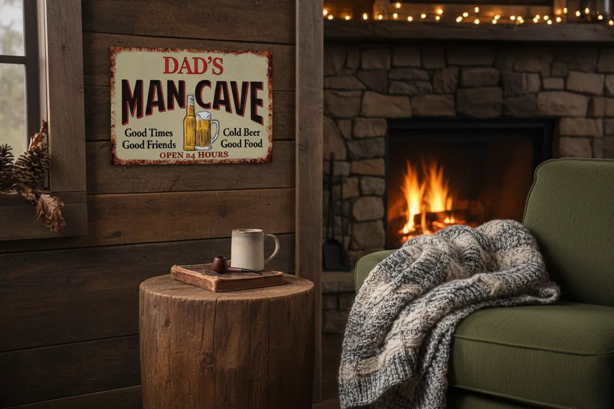 Dad's MAN CAVE Open 24 Hours