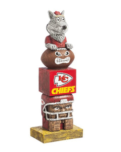 Kansas City Chiefs Tiki Totem Statue