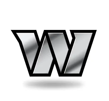 Washington Commanders Auto Emblems - Chrome