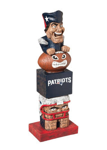 New England Patriots Tiki Totem Statue