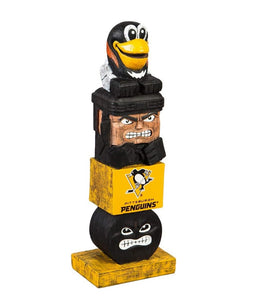 Pittsburgh Penguins Tiki Totem Statue