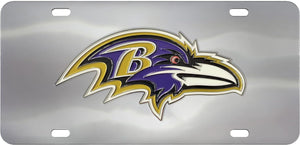 Baltimore Ravens Diecast License Plate
