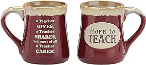 Born To Teach Vintage Mug