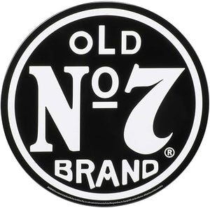Jack Daniel's Vintage Old NO.7 Round Metal Tin Sign