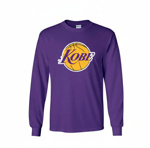 Los Angeles Lakers Kobe Purple Logo Long Sleeve