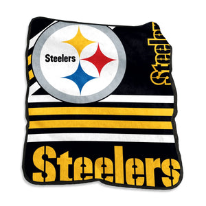 Pittsburgh Steelers Raschel Throw Blanket