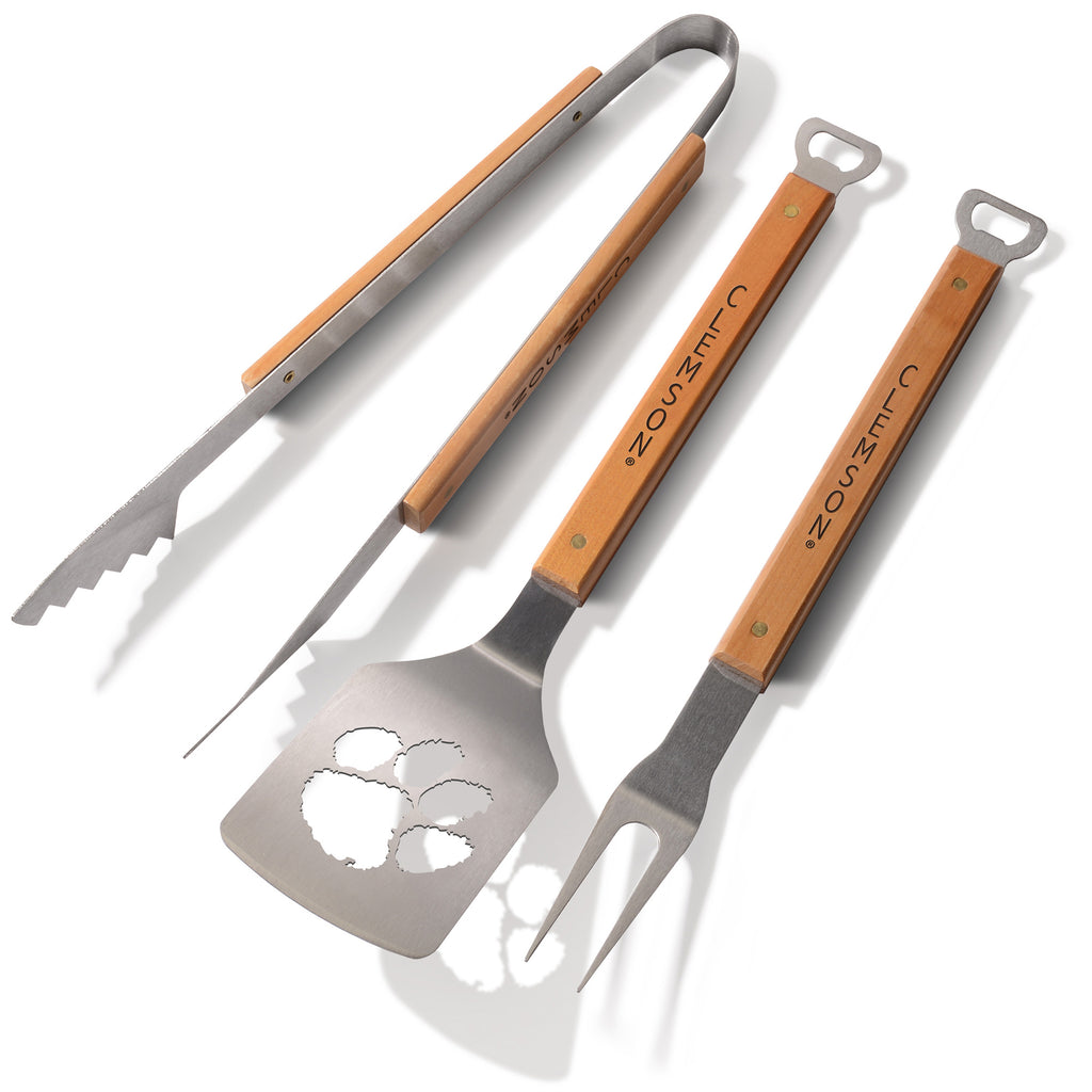 Clemson Tigers 3 Piece Barbecue Set