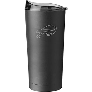 Buffalo Bills 20oz Etched Powder Coat Tumbler