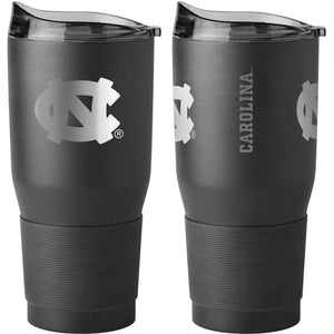 North Carolina Tar Heels 30 oz Etched Powder Coat Tumbler