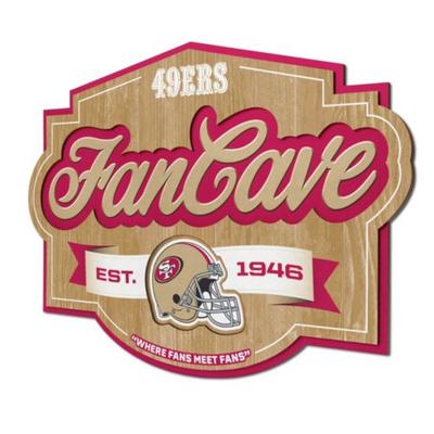 San Francisco 49ers 3D fan cave sign