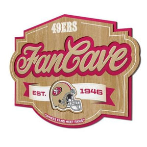 San Francisco 49ers 3D fan cave sign