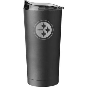 Pittsburgh Steelers 20oz Etched Powder Coat Tumbler