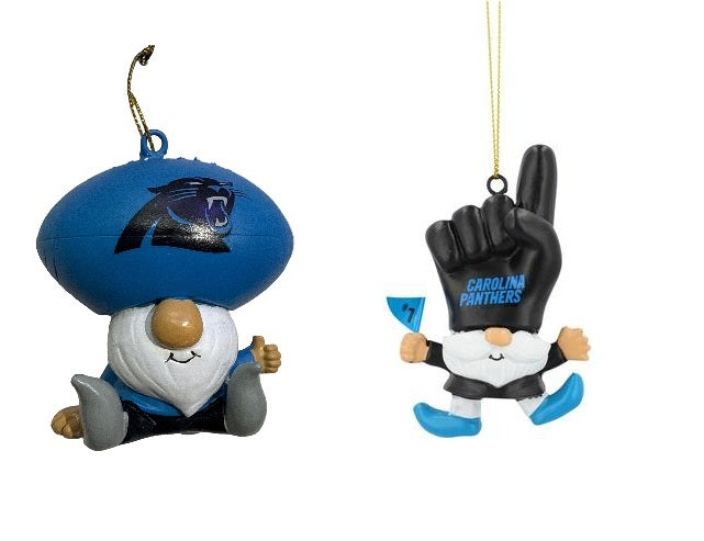 Carolina Panthers Fan Gnome Ornament