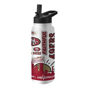 San Francisco 49ers 34oz Native Quencher Bottle