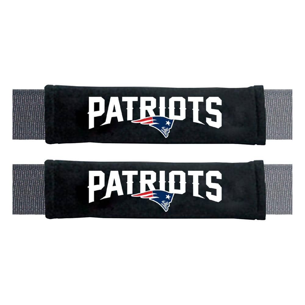 New England Patriots Embroidered Seat Belt Pads Set of 2