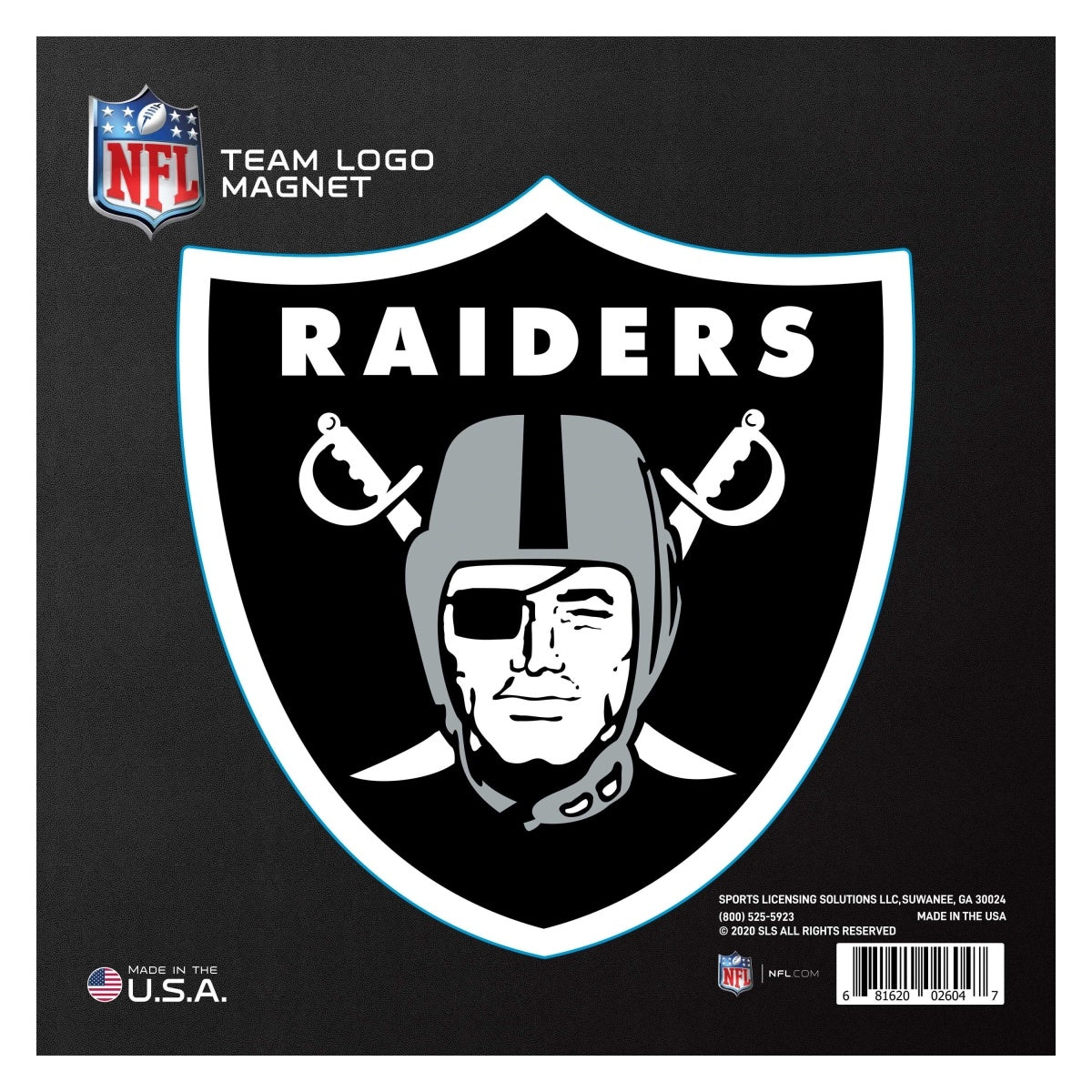 Las Vegas Raiders Team Logo Magnet