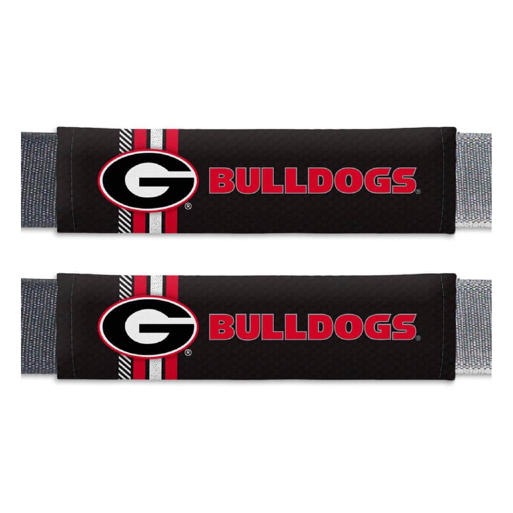 Georgia Bulldogs Sports Rally Seat Belt Pads