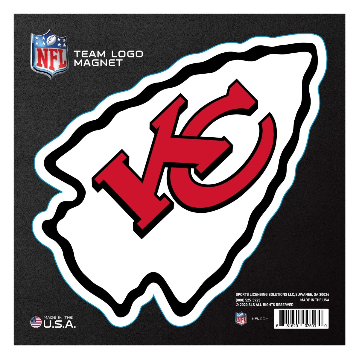 Kansas City Chiefs Team Logo Magnet