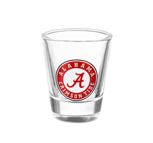 Alabama Crimson Tide Sports Clear Shot Glass