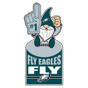 Philadelphia Eagles Gnome Metal Sign 10 x 30
