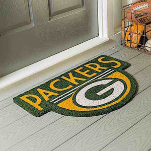 Green Bay Packers Shape Coir Mats
