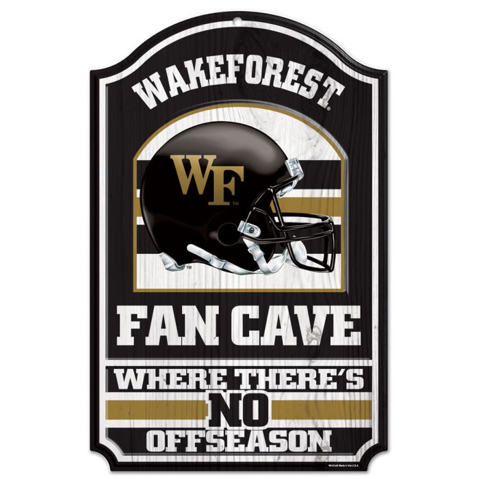 WAKE FOREST : WOODEN SIGN