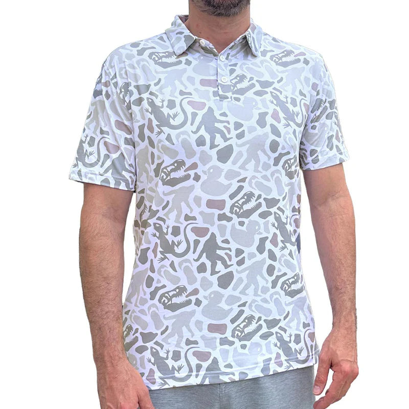 Jeep - Easter Egg Snow Camo Polo T-shirt