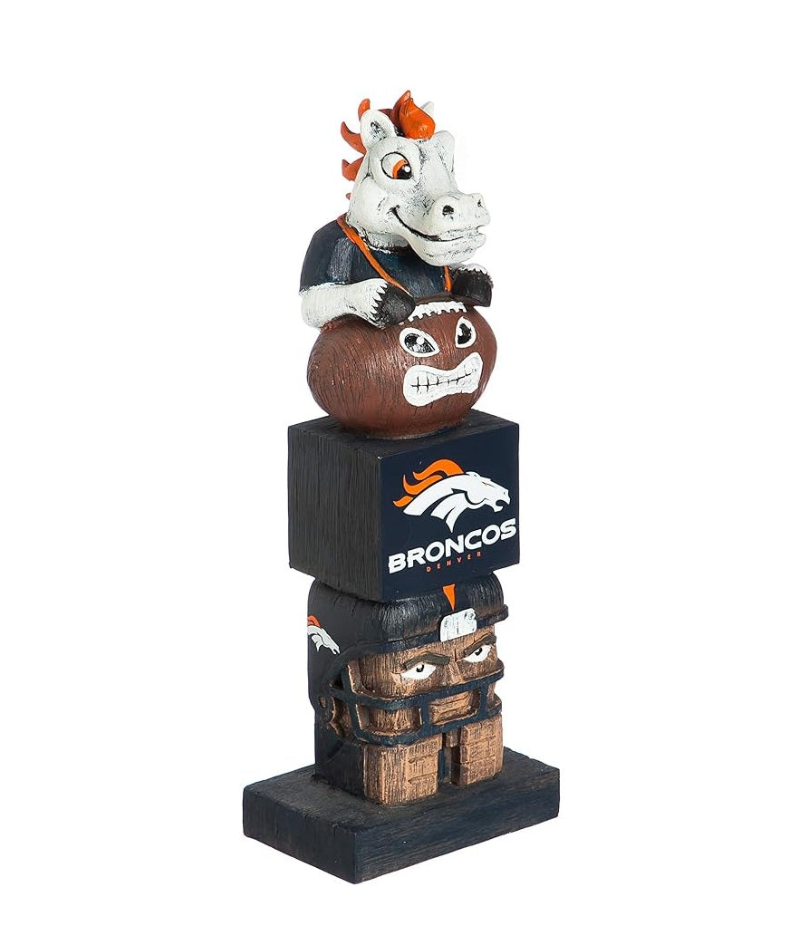 Denver Broncos Tiki Totem Statue