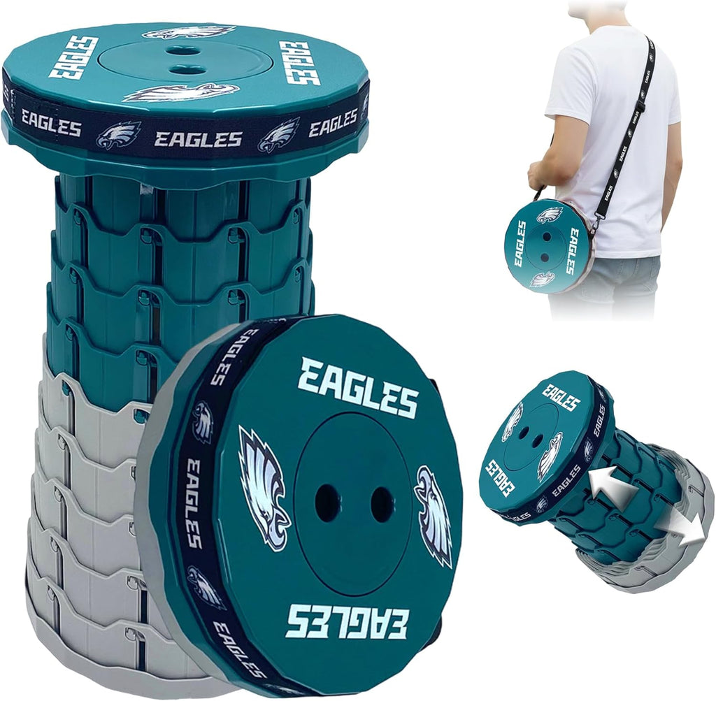 Philadelphia Eagles Telescoping Collapsible Stool
