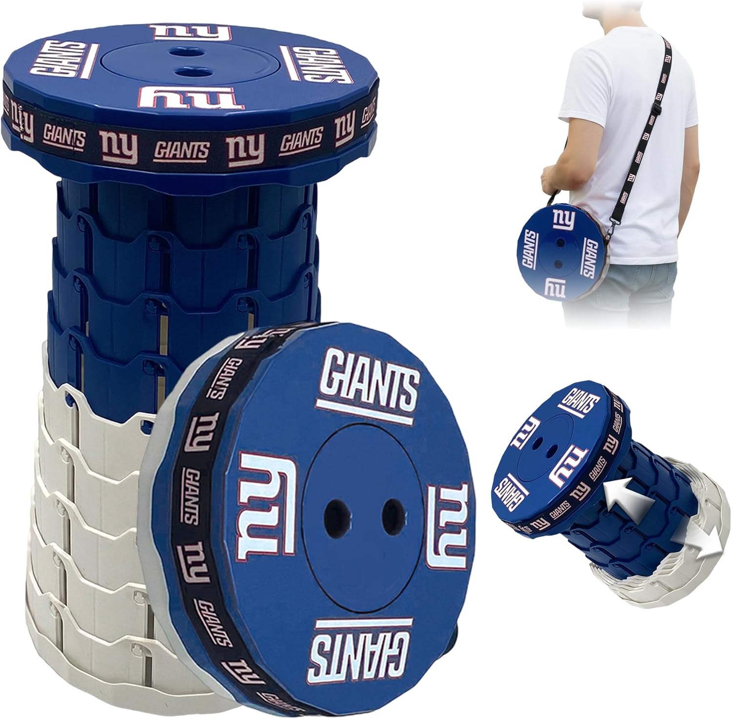 New York Giants Telescoping Collapsible Stool