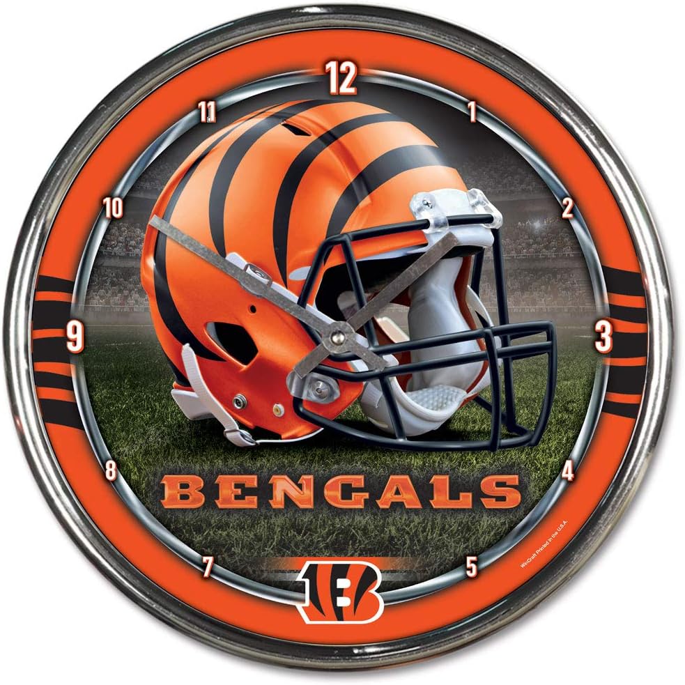 Cincinnati Bengals Chrome Clocks