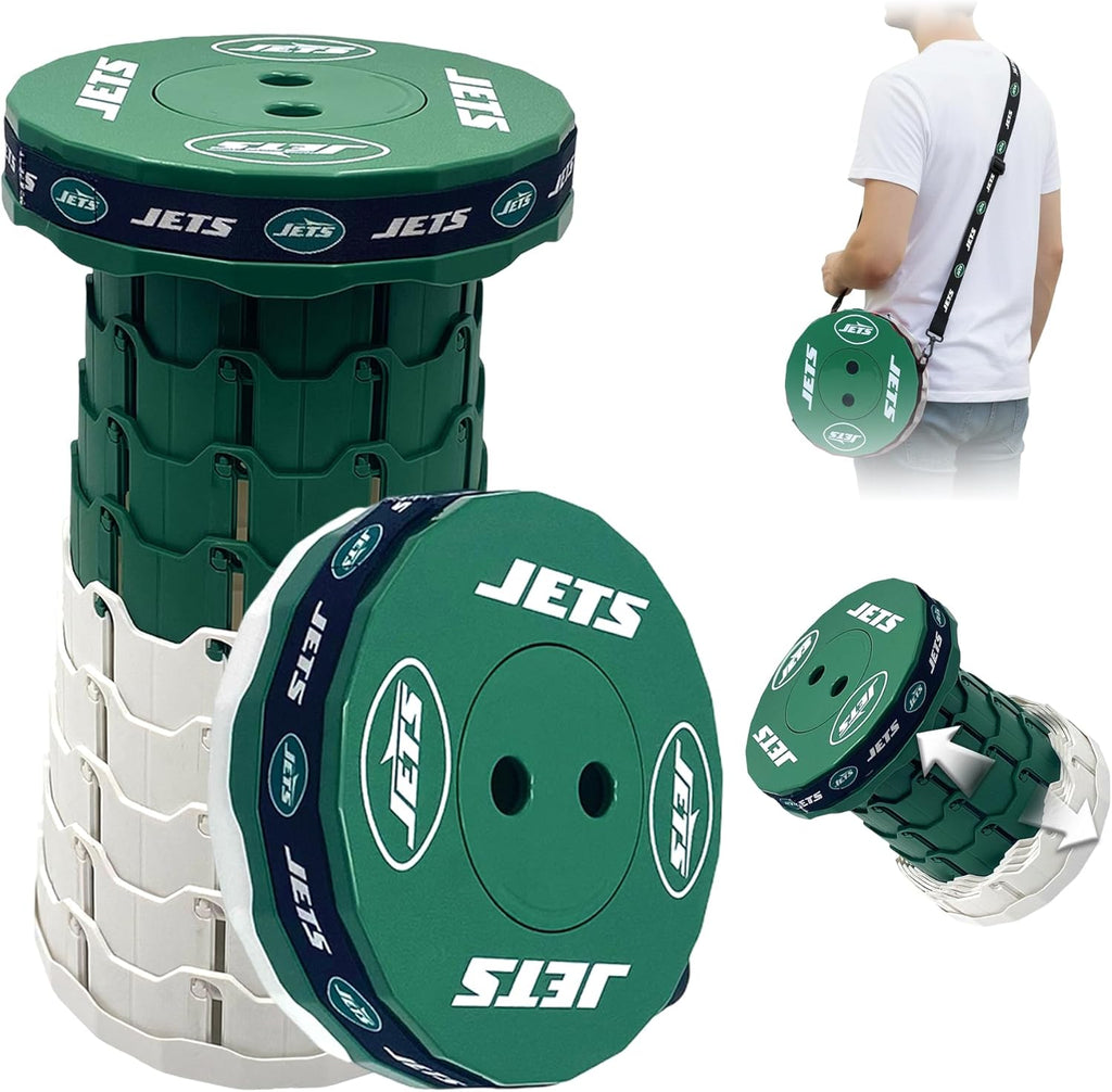 New York Jets Telescoping Collapsible Stool