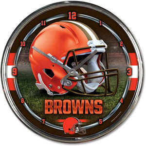 Cleveland Browns Chrome Clocks