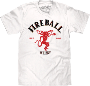 Fireball Whisky Dragon Logo T‑Shirt
