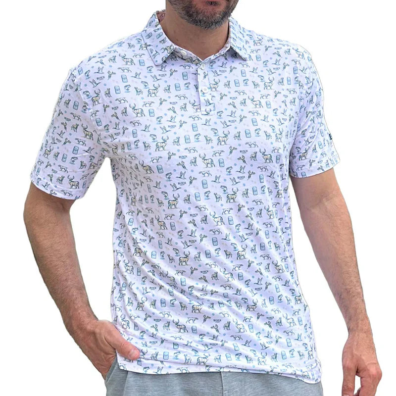 Busch Light - Great Outdoors Polo T-shirt