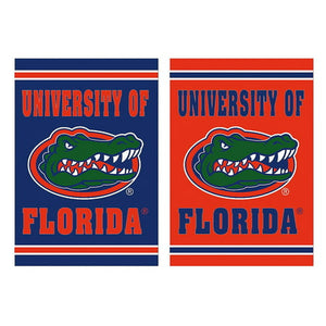 Florida Gators Double Sided Embossed Suede Garden Flag