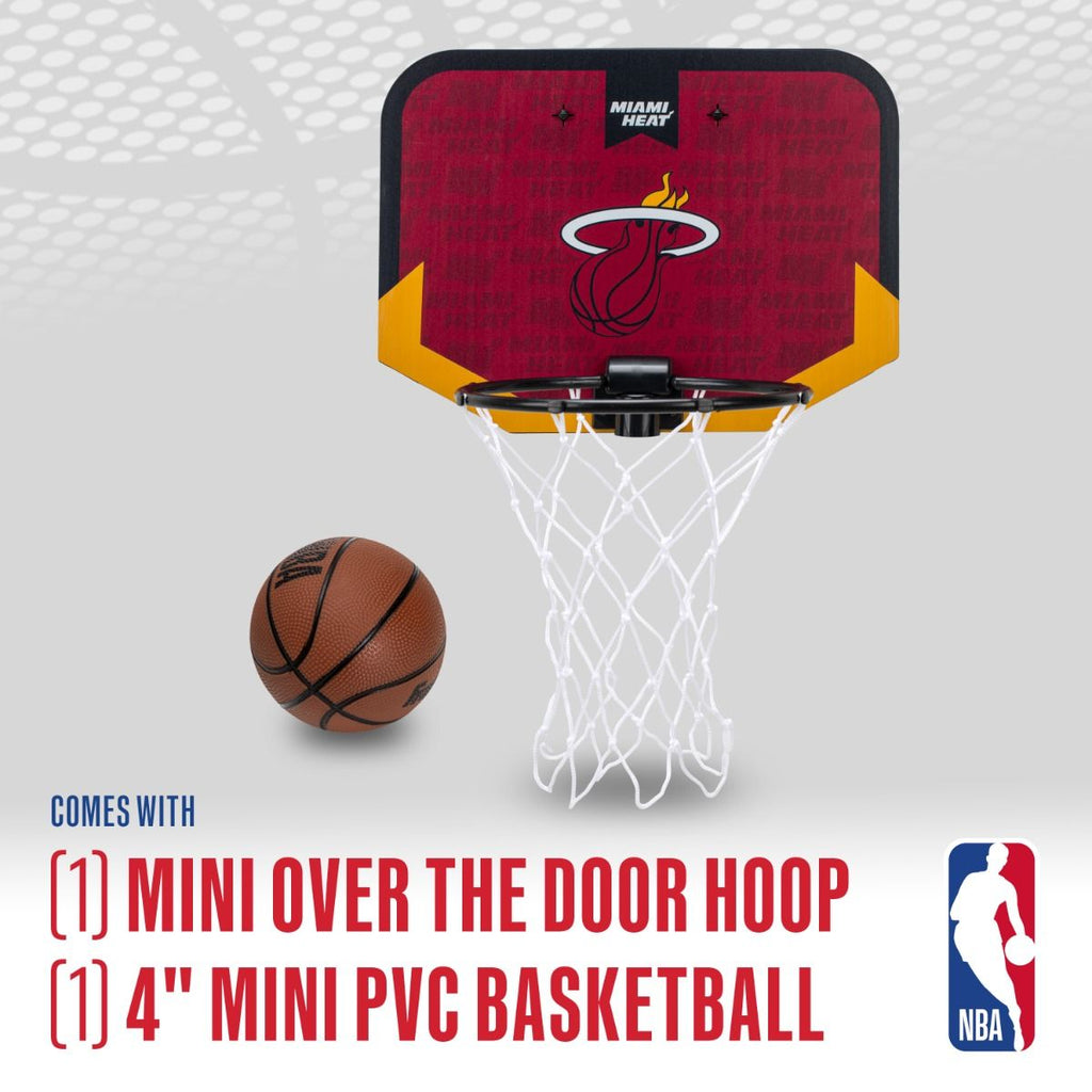 Miami Heat Mini Over The Door Hoop