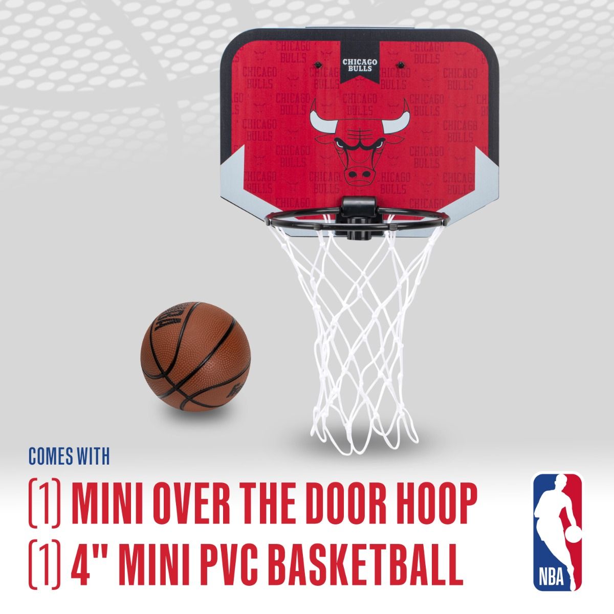 Chicago Bulls Mini Over The Door Hoop