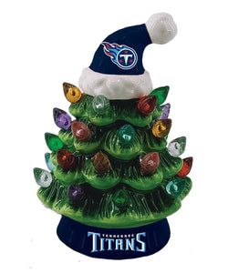 Tennessee Titans LED Ceramic Christmas Tree - 4