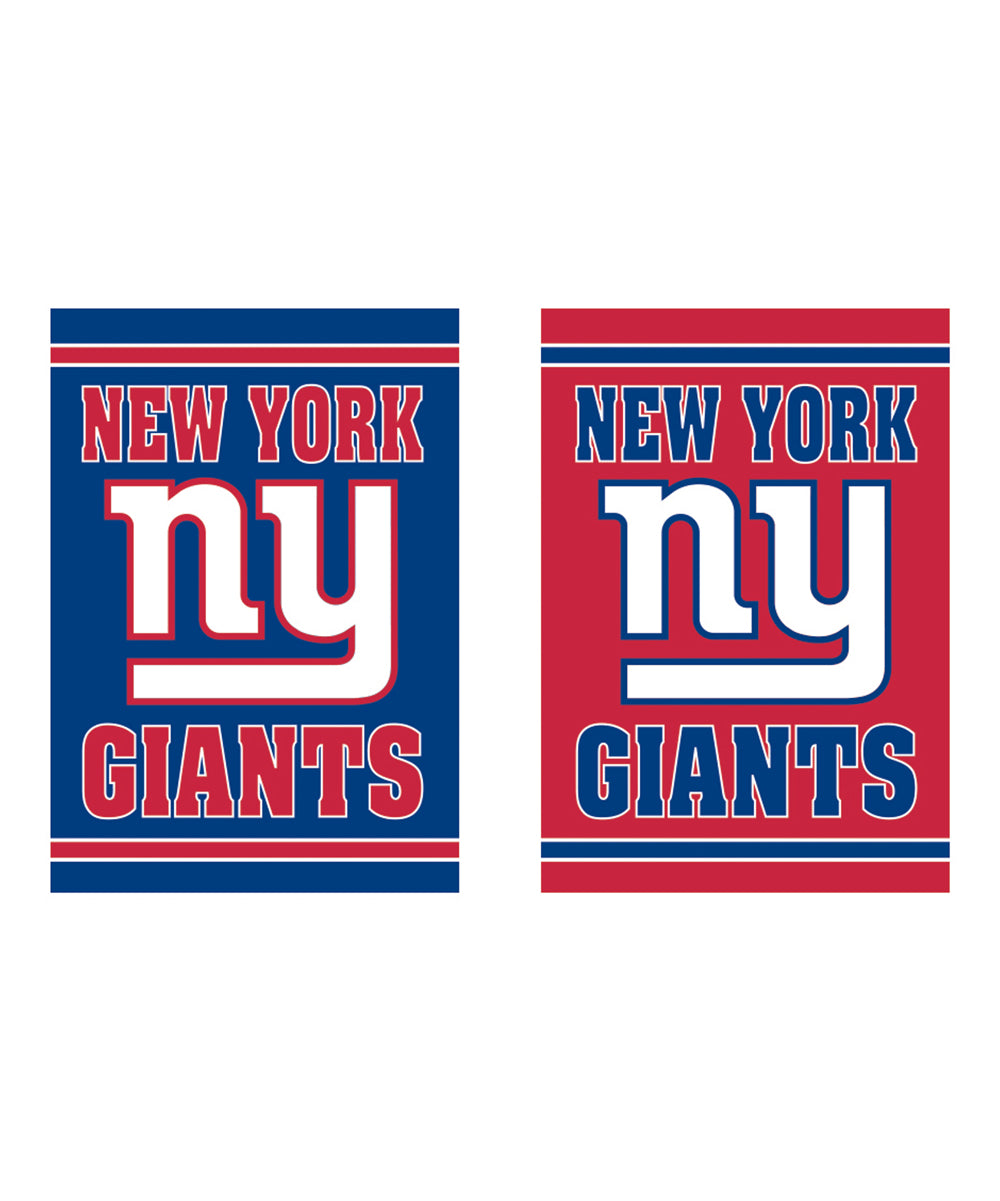 New York Giants Double Sided Embossed Suede House Flag