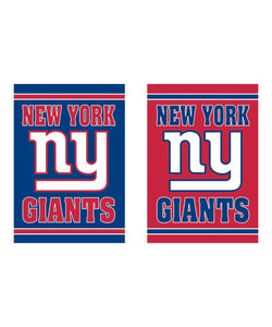 New York Giants Double Sided Embossed Suede House Flag