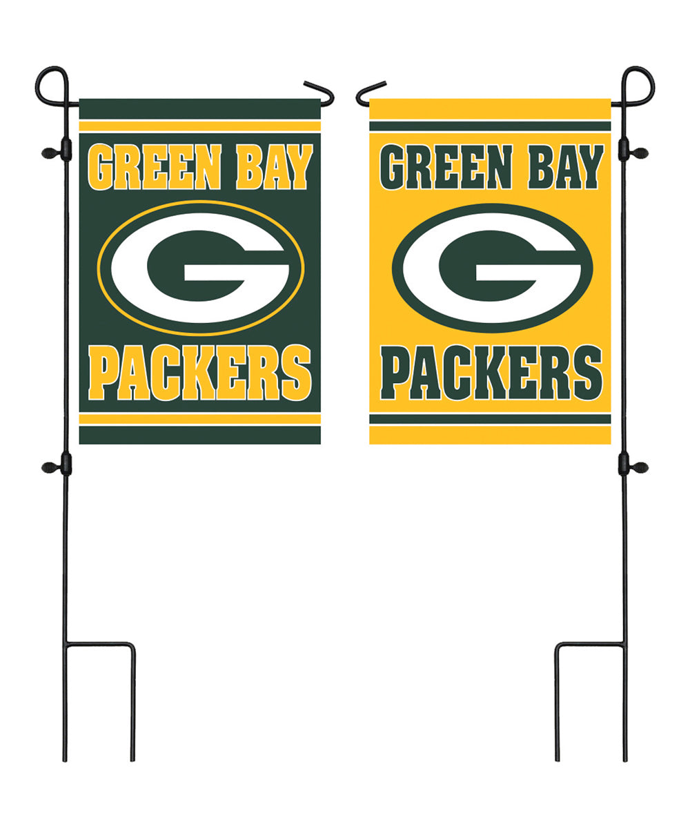 Green Bay Packers Double Sided Embossed Suede Garden Flag