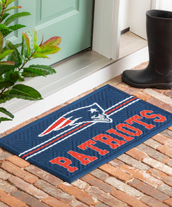 New England Patriots Embossed Mat Cross Hatch